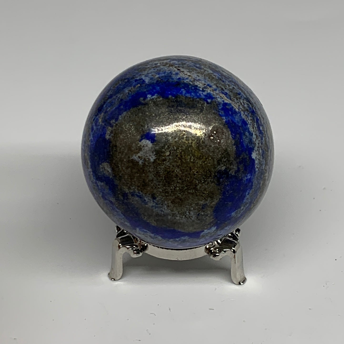 1.27 lbs, 2.8" (70mm), Lapis Lazuli Sphere Ball Gemstone @Afghanistan, B33208