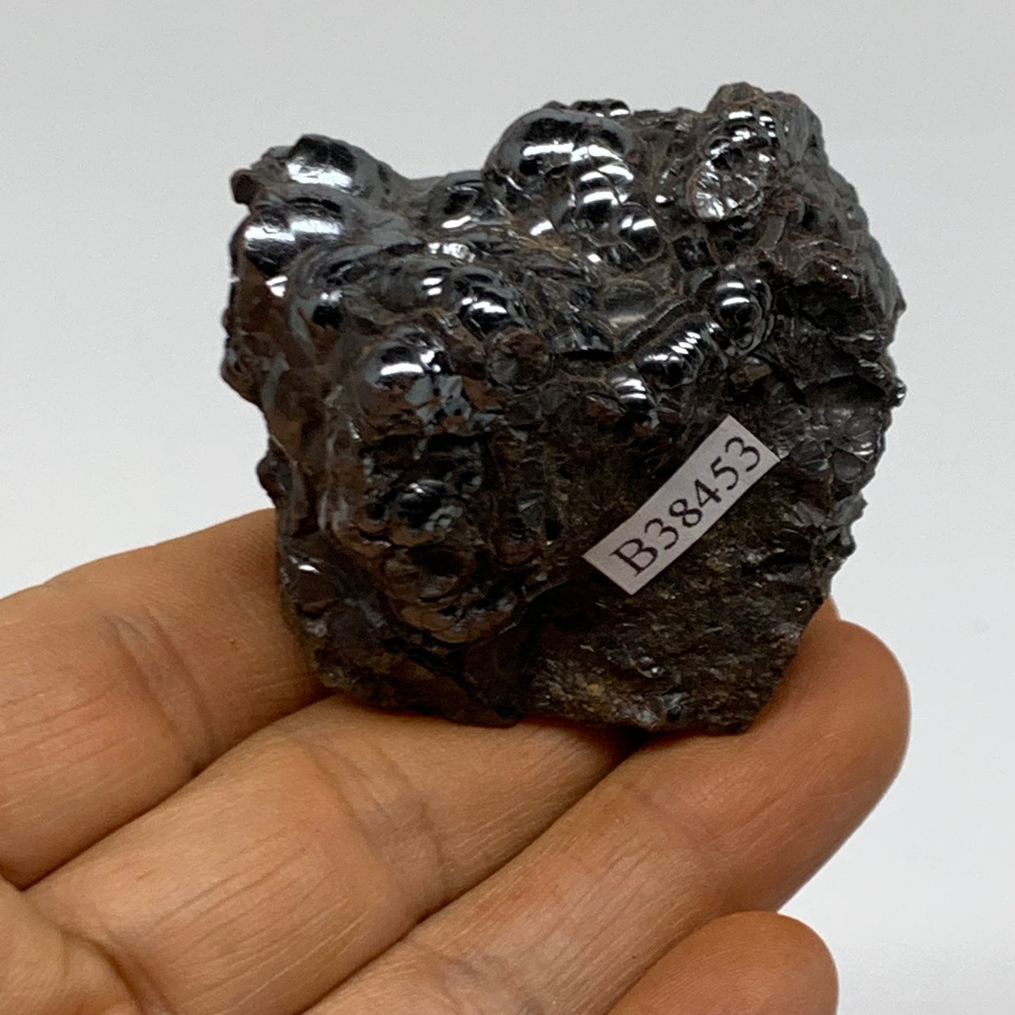 147.5g, 1.9"x1.4"x1.8", Rough Hematite Botryoidal Mineral Crystal, B38453