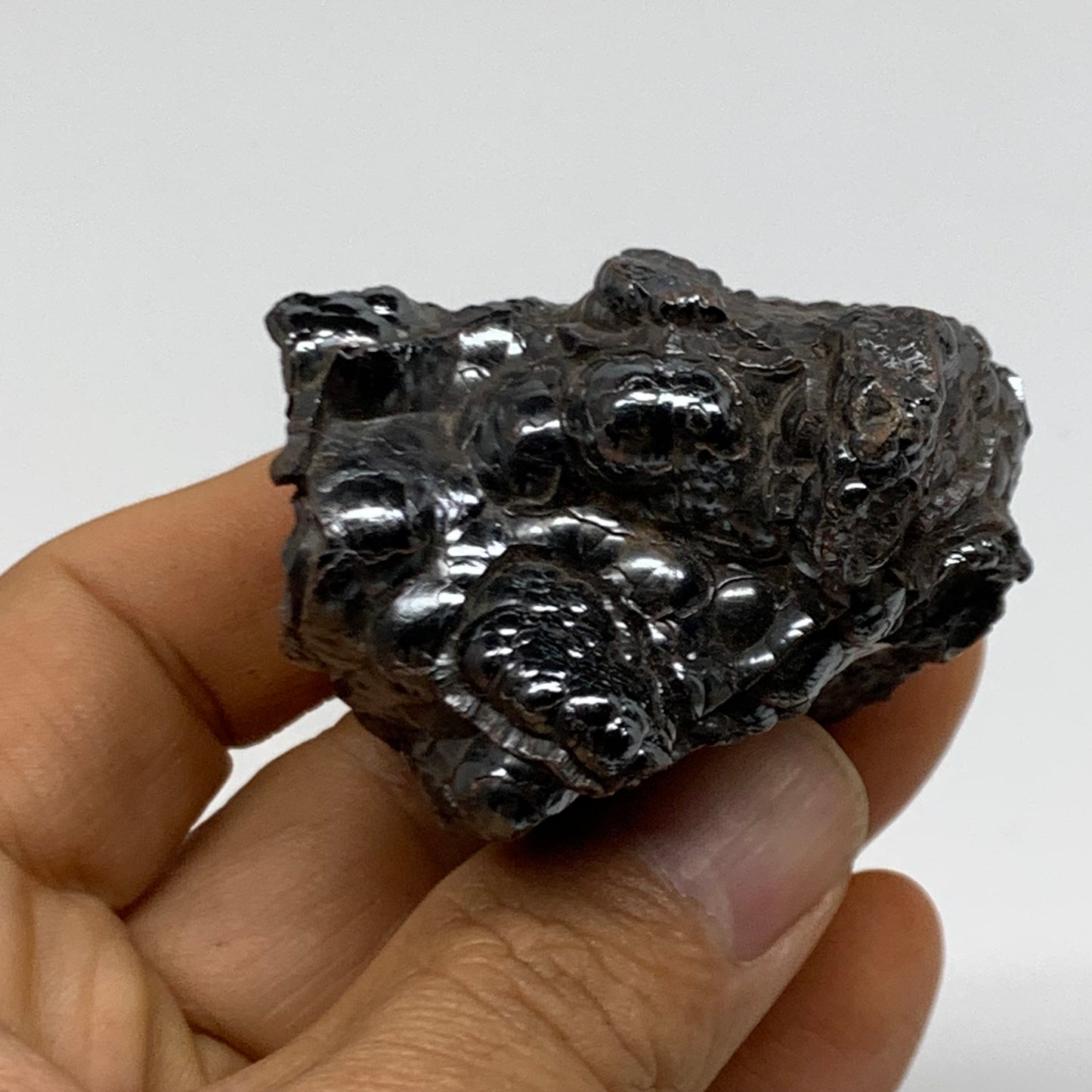 147.5g, 1.9"x1.4"x1.8", Rough Hematite Botryoidal Mineral Crystal, B38453