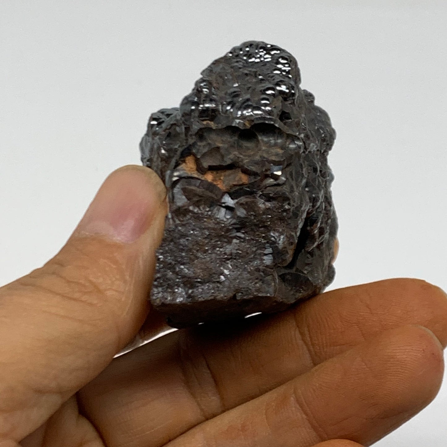 147.5g, 1.9"x1.4"x1.8", Rough Hematite Botryoidal Mineral Crystal, B38453