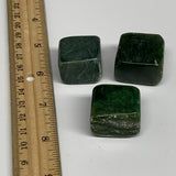 140.3g, 1"-1.2", 3pcs, Natural Nephrite Jade Tumbled Stone @Afghanistan,B31914