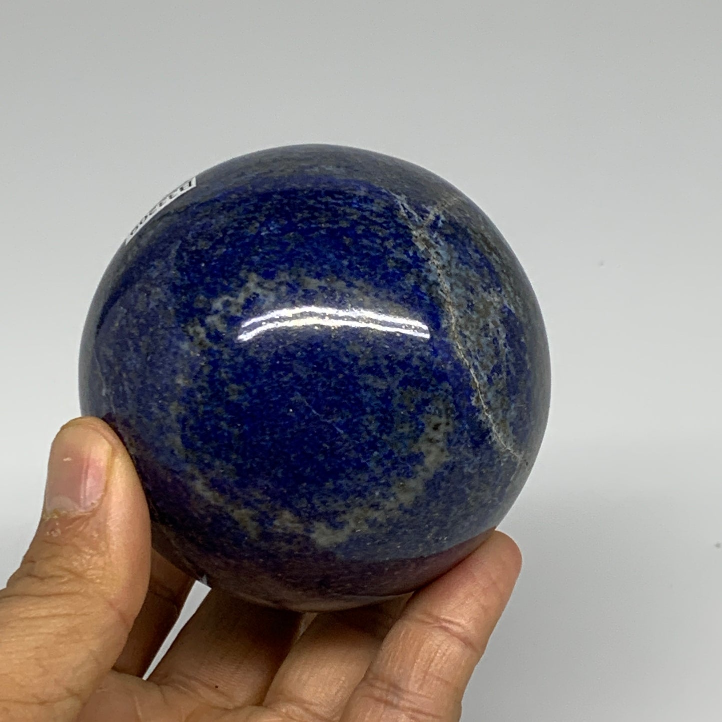 1.38 lbs, 2.9" (73mm), Lapis Lazuli Sphere Ball Gemstone @Afghanistan, B33209