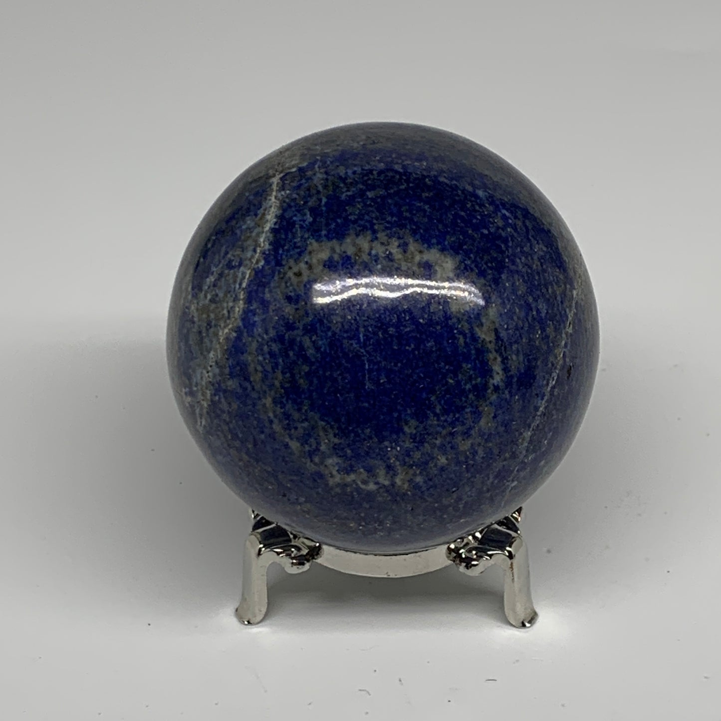 1.38 lbs, 2.9" (73mm), Lapis Lazuli Sphere Ball Gemstone @Afghanistan, B33209
