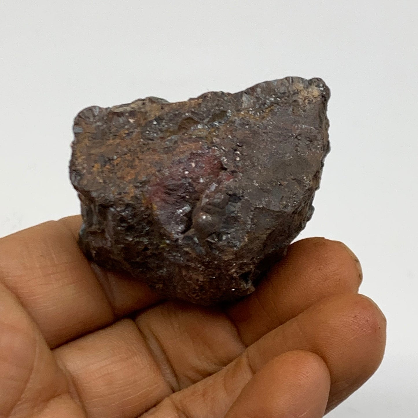 107.7g, 1.8"x1.3"x1.5", Rough Hematite Botryoidal Mineral Crystal, B38454