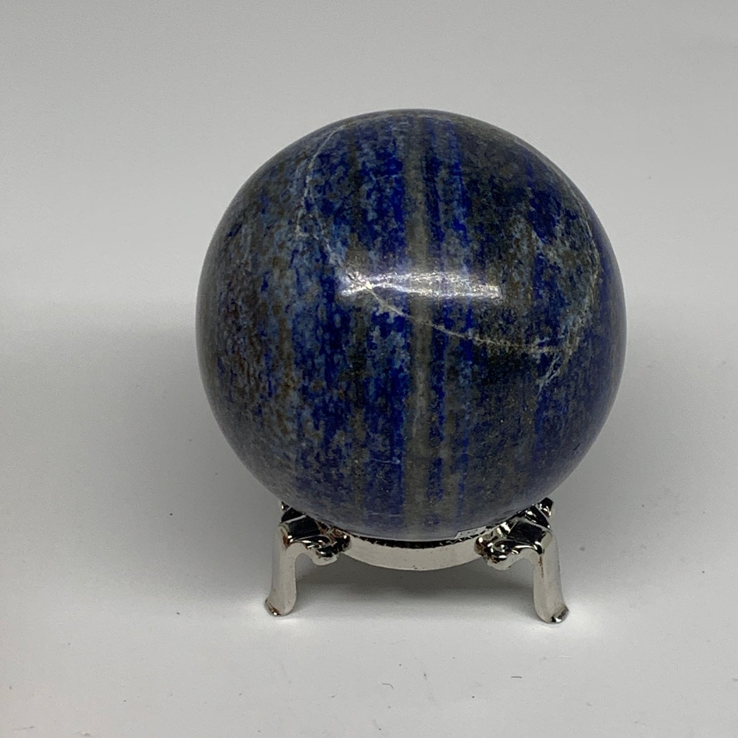 1.38 lbs, 2.9" (73mm), Lapis Lazuli Sphere Ball Gemstone @Afghanistan, B33209