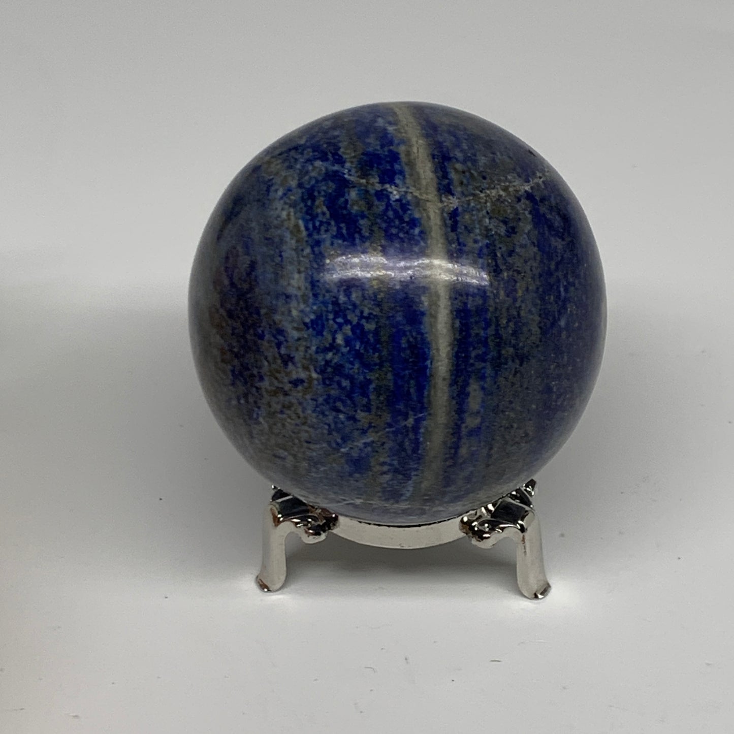 1.38 lbs, 2.9" (73mm), Lapis Lazuli Sphere Ball Gemstone @Afghanistan, B33209