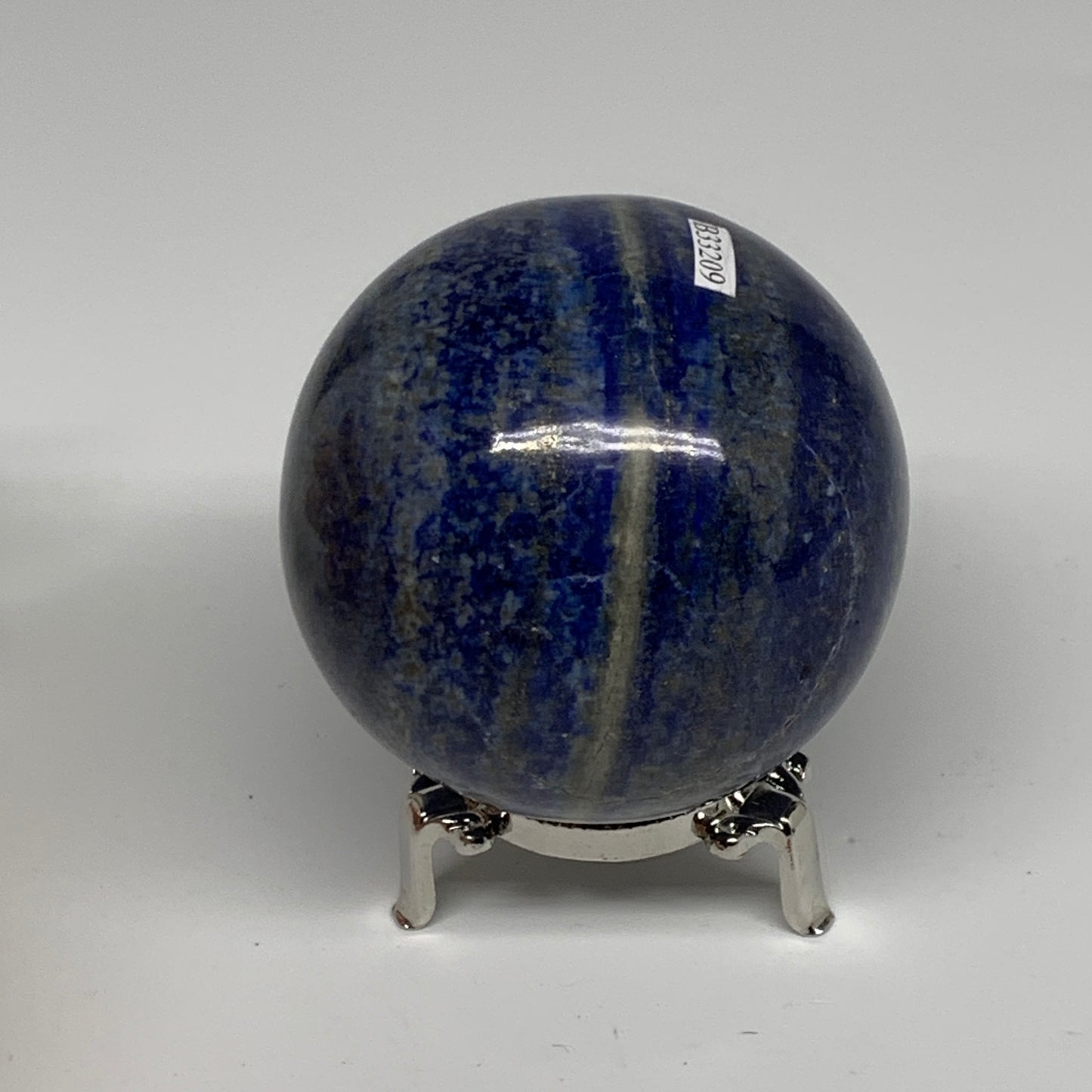 1.38 lbs, 2.9" (73mm), Lapis Lazuli Sphere Ball Gemstone @Afghanistan, B33209