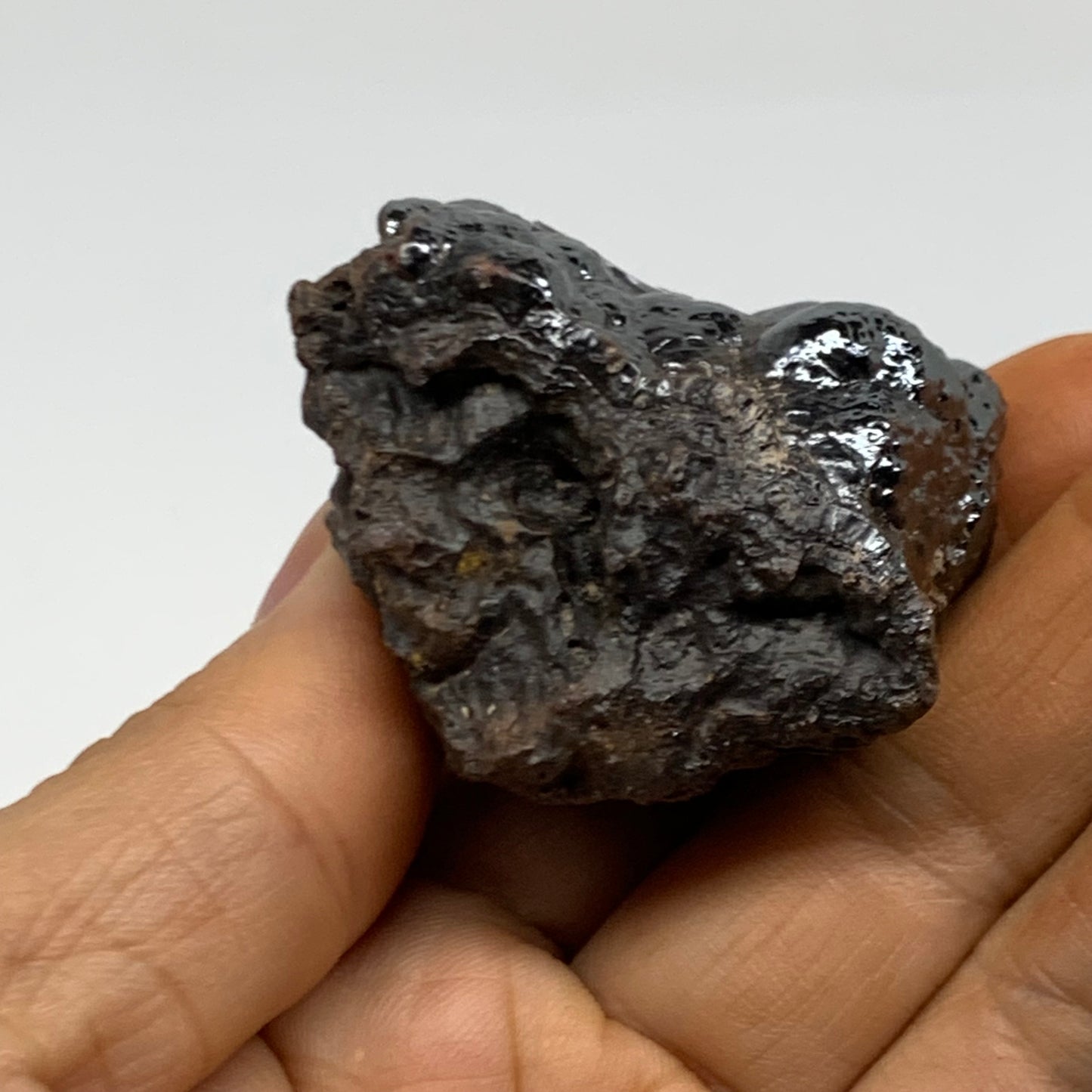 107.7g, 1.8"x1.3"x1.5", Rough Hematite Botryoidal Mineral Crystal, B38454