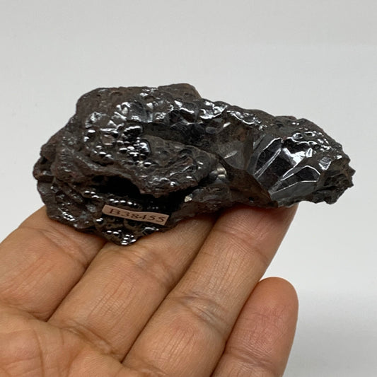 110g, 2.8"x1.4"x1", Rough Hematite Botryoidal Mineral Crystal, B38455