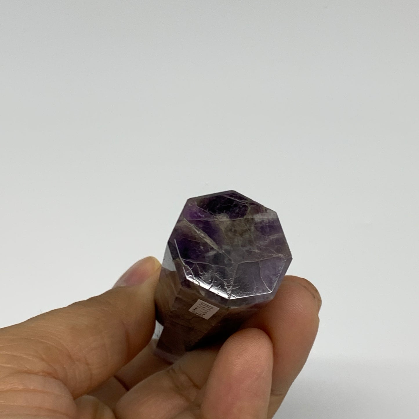 71.6g, 3.6"x0.9"x0.9", Natural Amethyst Tower Point Obelisk @Brazil, B31228
