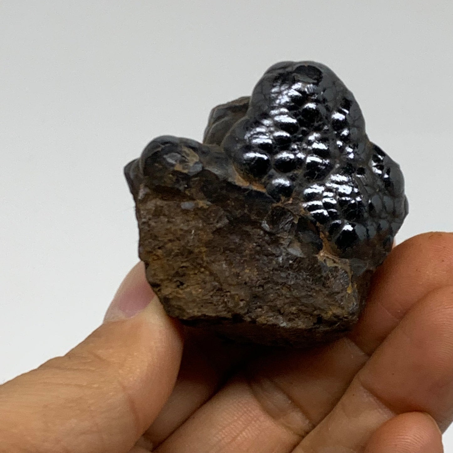 102.2g, 2.1"x1.7"x1.3", Rough Hematite Botryoidal Mineral Crystal, B38457