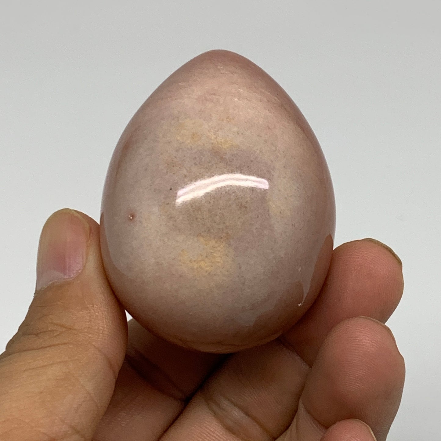 110g, 2"x1.6", Natural Red Aventurine Egg Polished Gemstone, B35336