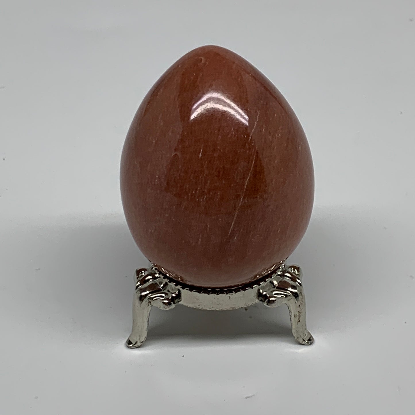 125.2g, 2.2"x1.7", Natural Red Aventurine Egg Polished Gemstone, B35337