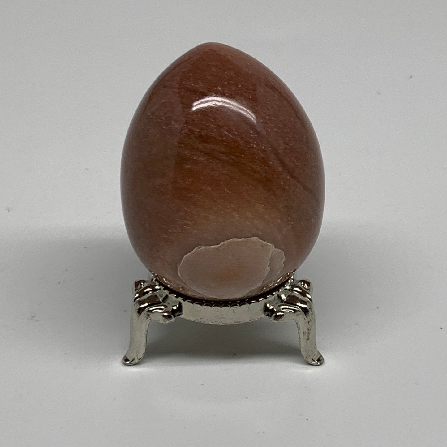 124.7g, 2.1"x1.6", Natural Red Aventurine Egg Polished Gemstone, B35338