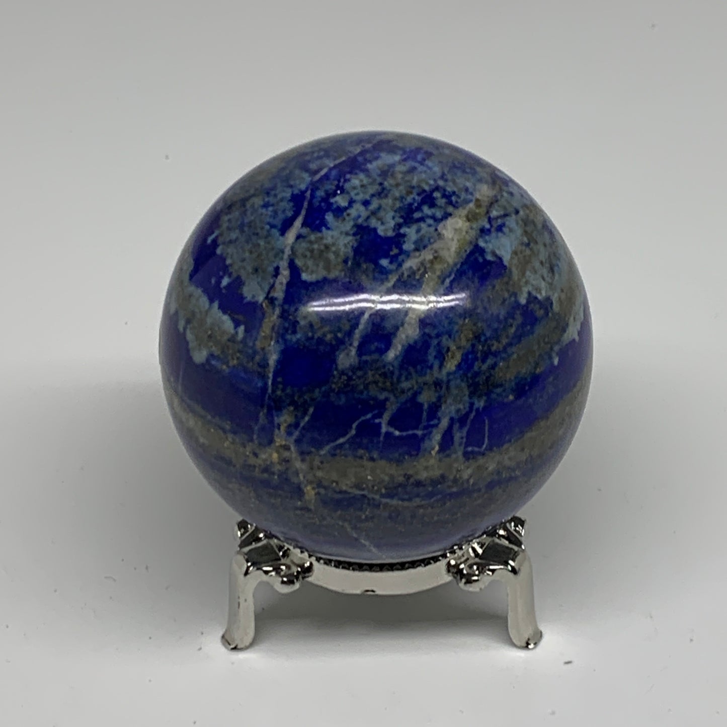 1.2 lbs, 2.7" (70mm), Lapis Lazuli Sphere Ball Gemstone @Afghanistan, B33213