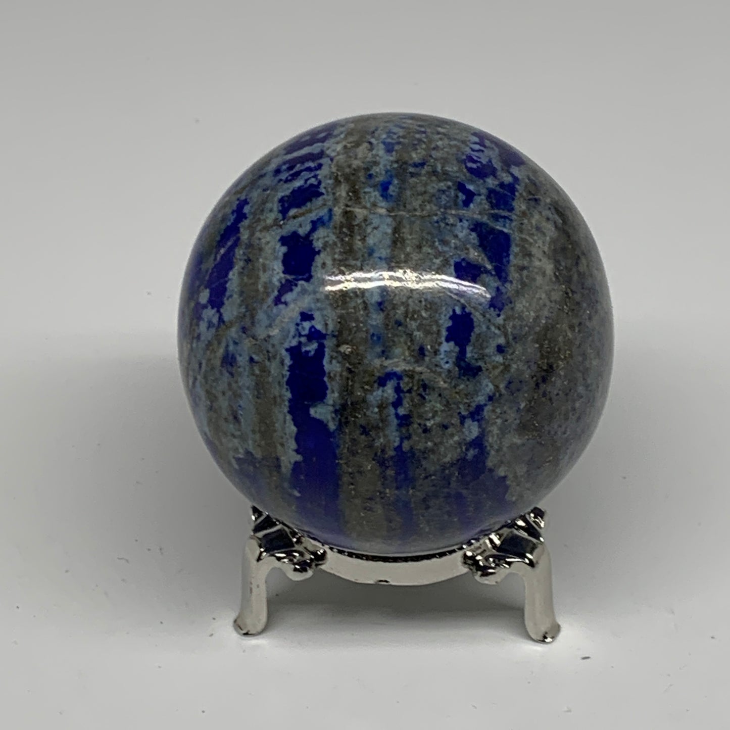 1.2 lbs, 2.7" (70mm), Lapis Lazuli Sphere Ball Gemstone @Afghanistan, B33213