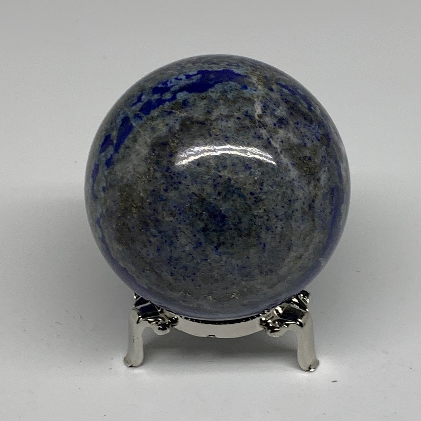 1.2 lbs, 2.7" (70mm), Lapis Lazuli Sphere Ball Gemstone @Afghanistan, B33213