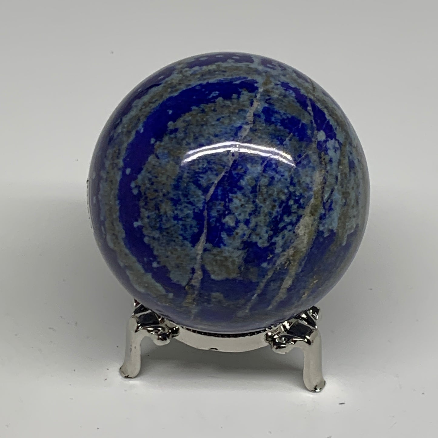 1.2 lbs, 2.7" (70mm), Lapis Lazuli Sphere Ball Gemstone @Afghanistan, B33213