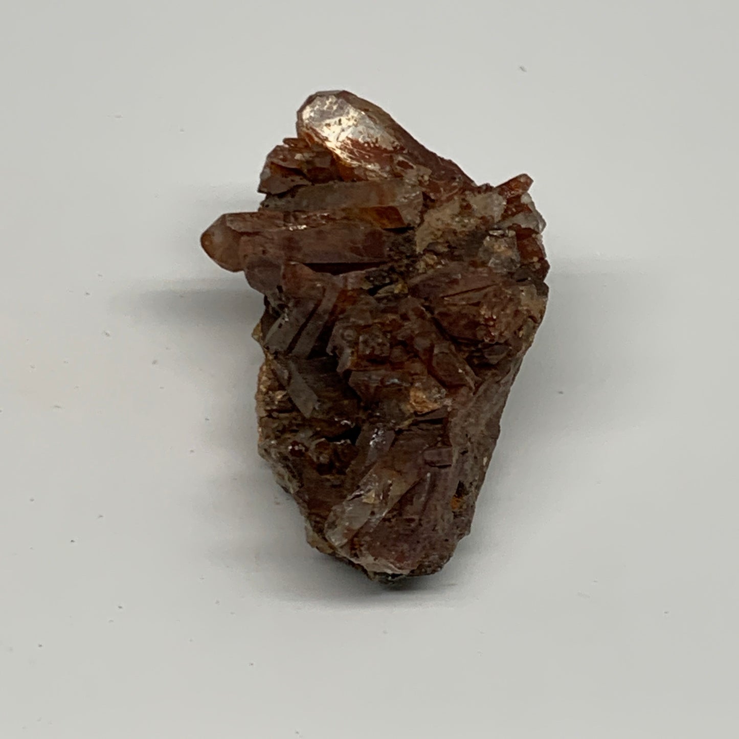 101.3g, 3"x1.8"x1.2", Orange Quartz Cluster Crystal Terminated @Brazil, B28918