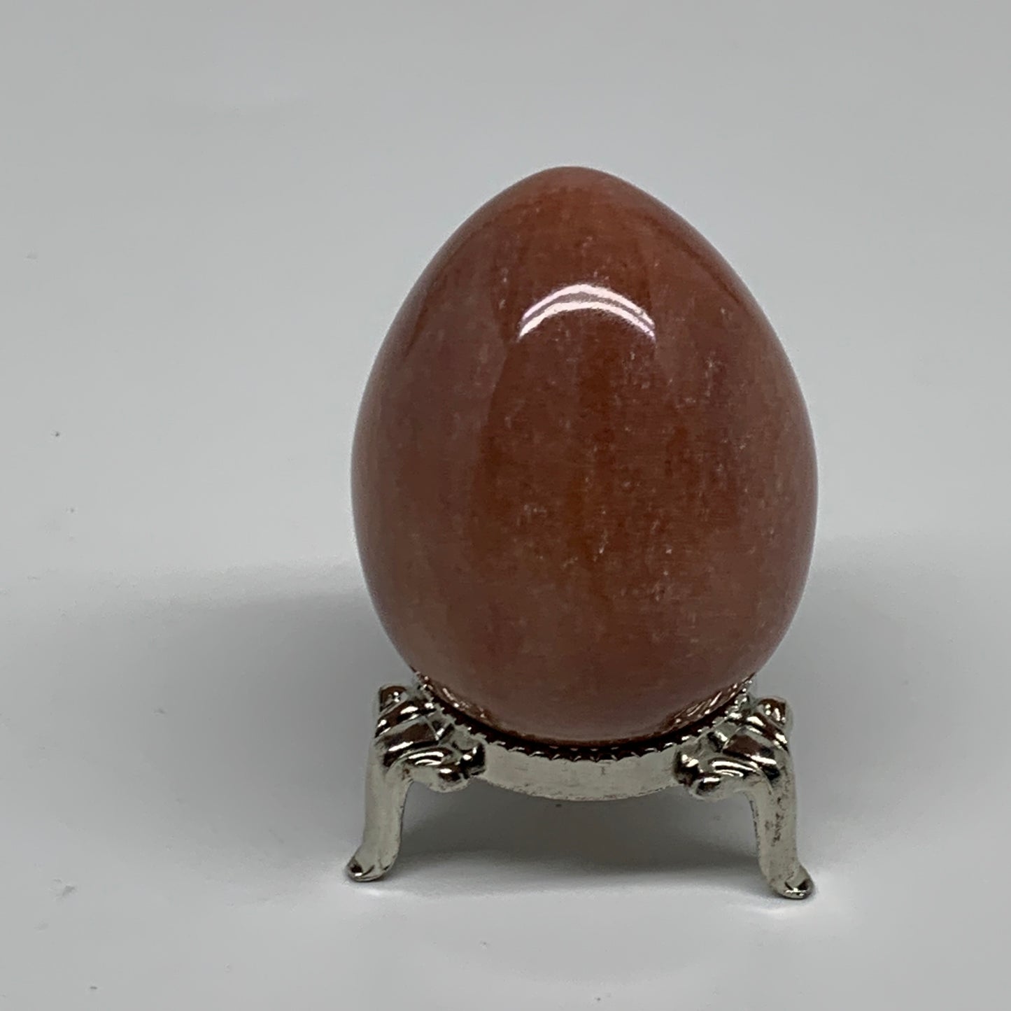 114.8g, 2.1"x1.6", Natural Red Aventurine Egg Polished Gemstone, B35339