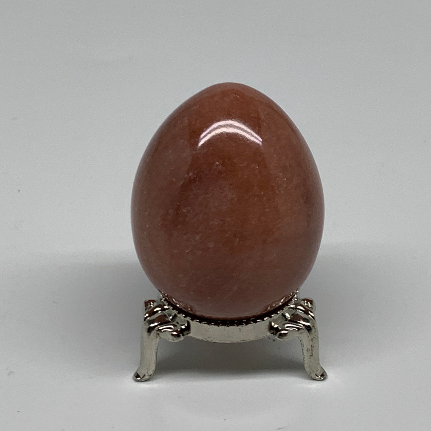 114.8g, 2.1"x1.6", Natural Red Aventurine Egg Polished Gemstone, B35339