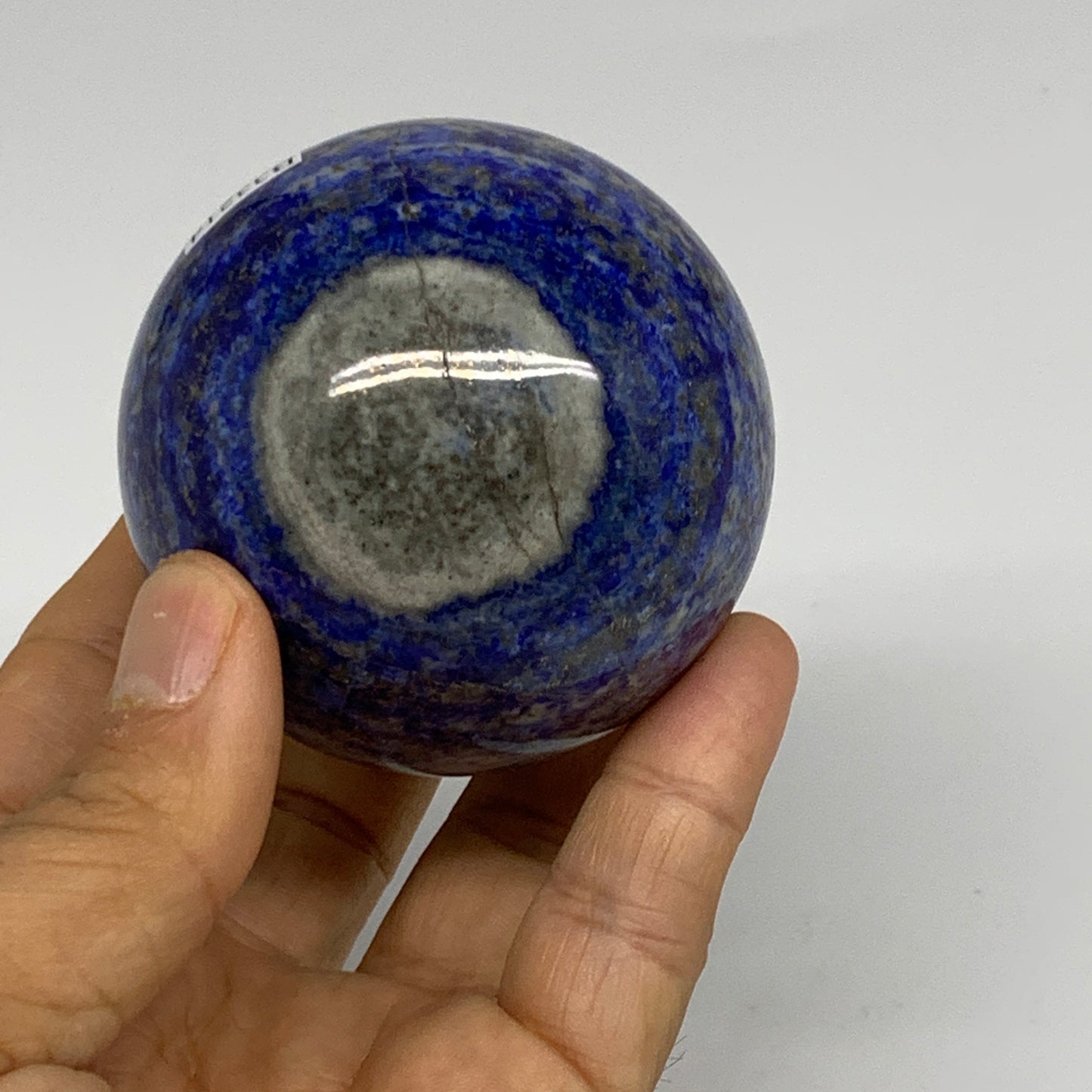 0.78 lbs, 2.4" (61mm), Lapis Lazuli Sphere Ball Gemstone @Afghanistan, B33214