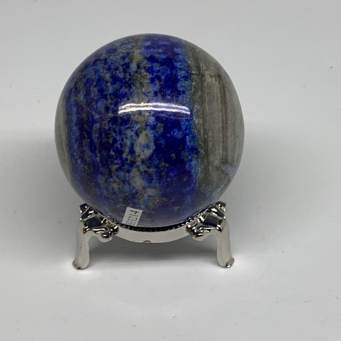 0.78 lbs, 2.4" (61mm), Lapis Lazuli Sphere Ball Gemstone @Afghanistan, B33214