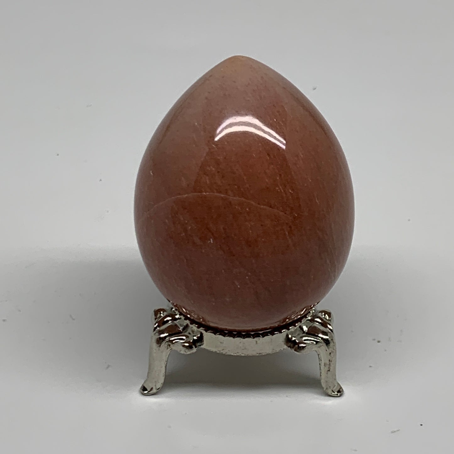 140g, 2.2"x1.7", Natural Red Aventurine Egg Polished Gemstone, B35340