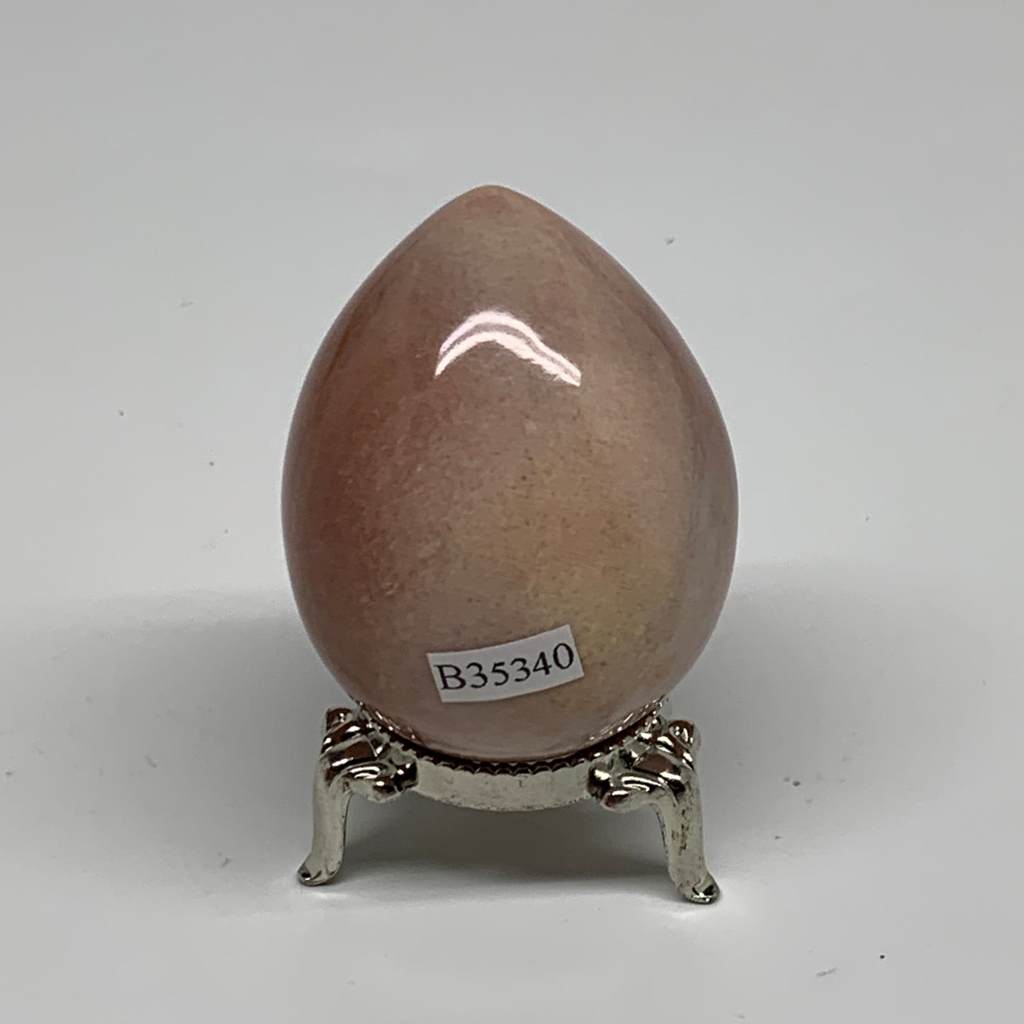 140g, 2.2"x1.7", Natural Red Aventurine Egg Polished Gemstone, B35340