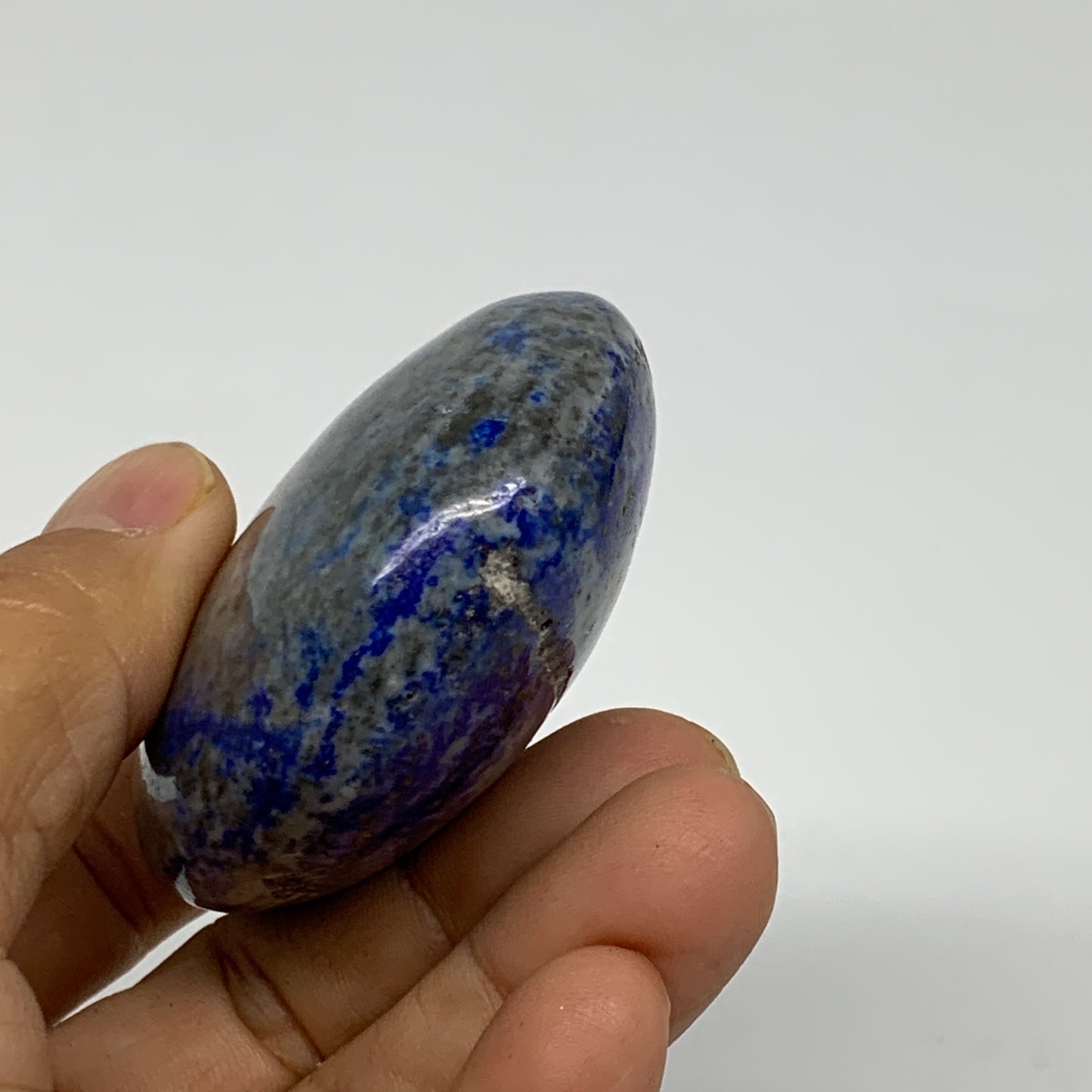 146.3g, 2.6"x2"x1", Natural Lapis Lazuli Palm Stone @Afghanistan, B36695