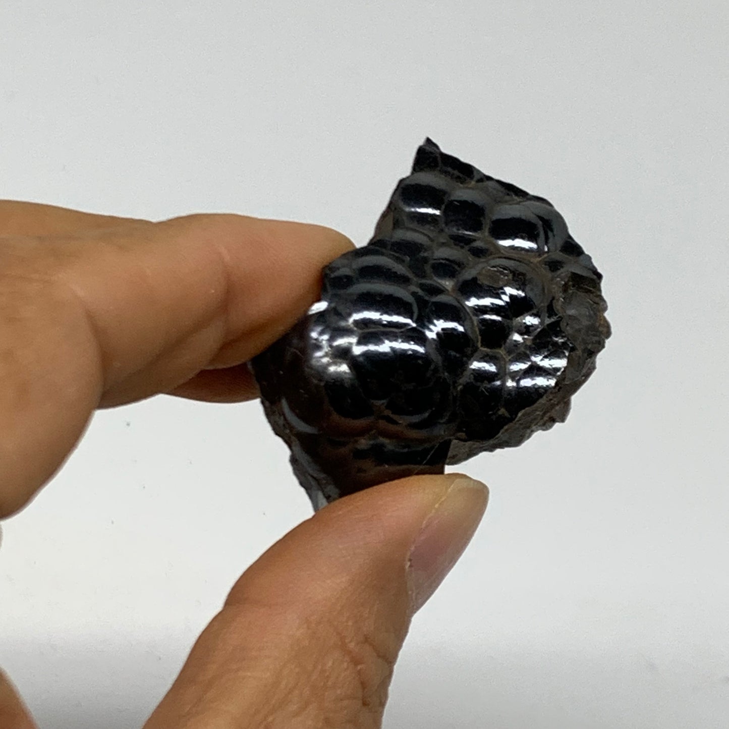 146.9g, 1.5" - 1.6", 2 pcs, Rough Hematite Botryoidal Mineral Crystal, B38462