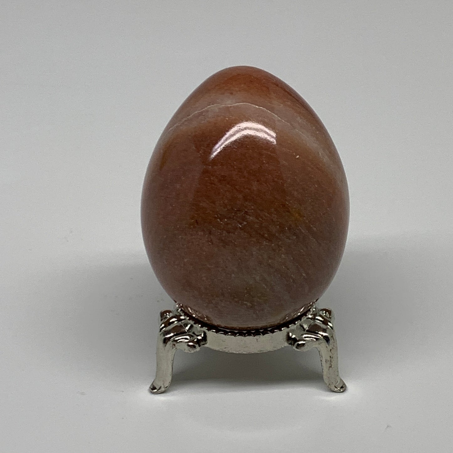 138g, 2.2"x1.7", Natural Red Aventurine Egg Polished Gemstone, B35341