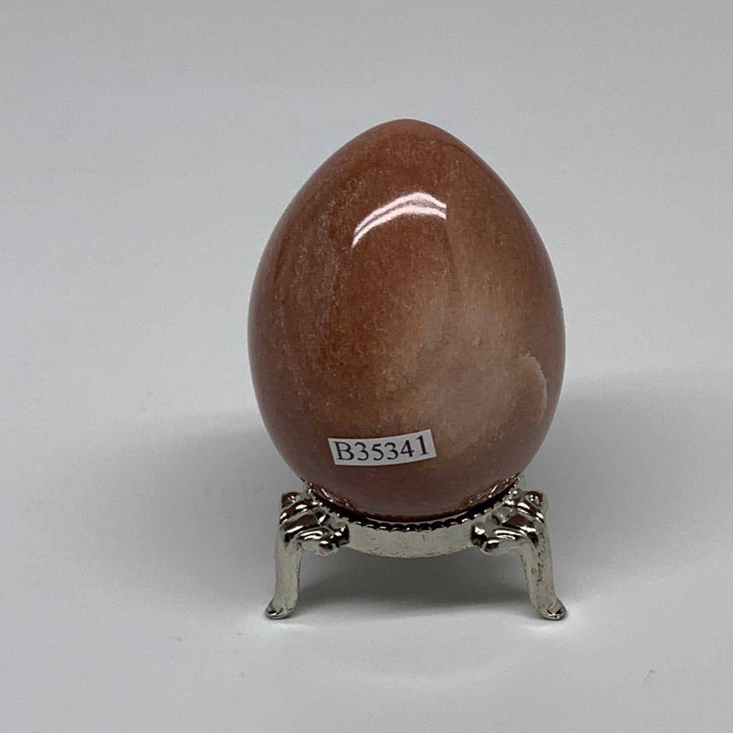 138g, 2.2"x1.7", Natural Red Aventurine Egg Polished Gemstone, B35341