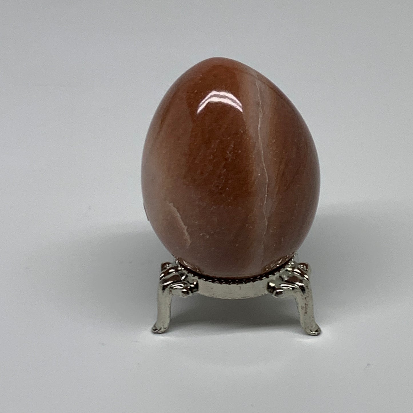 138g, 2.2"x1.7", Natural Red Aventurine Egg Polished Gemstone, B35341