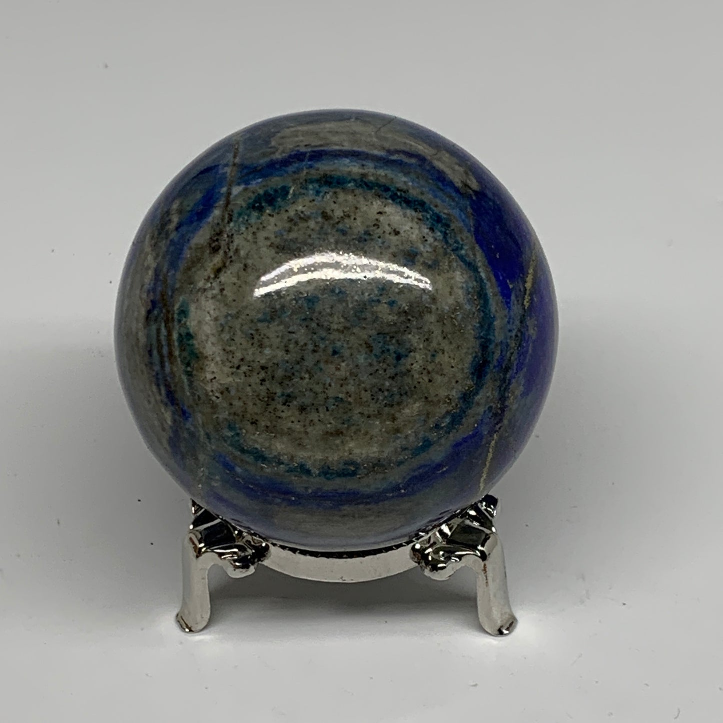 1.02 lbs, 2.6" (66mm), Lapis Lazuli Sphere Ball Gemstone @Afghanistan, B33215