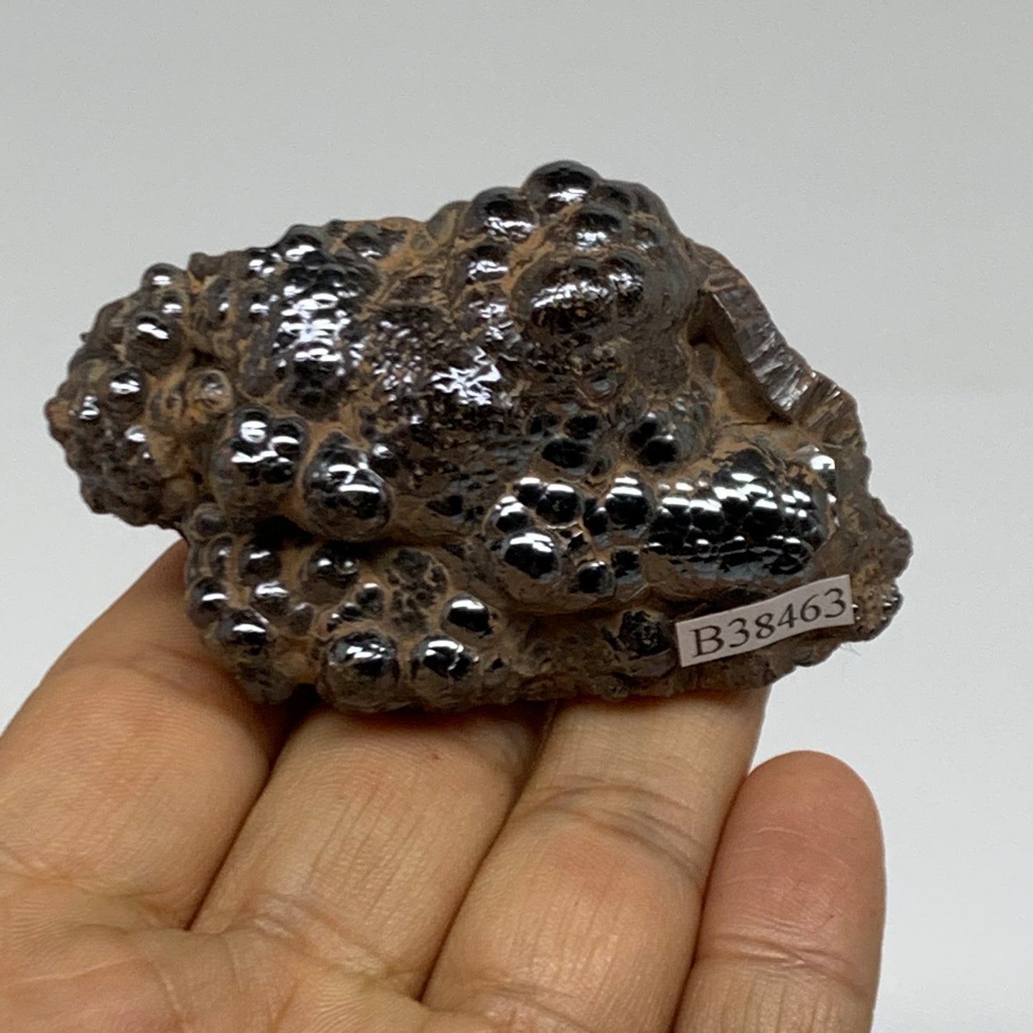 148.9g, 2.7"x1.6"x1.1", Rough Hematite Botryoidal Mineral Crystal, B38463