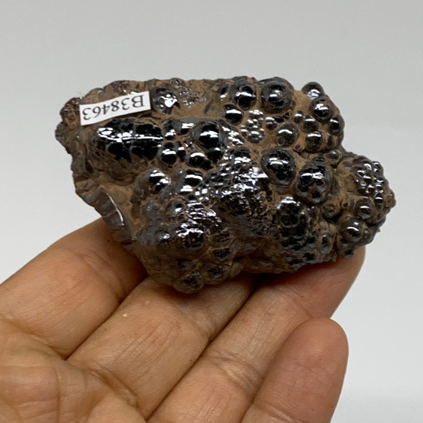 148.9g, 2.7"x1.6"x1.1", Rough Hematite Botryoidal Mineral Crystal, B38463