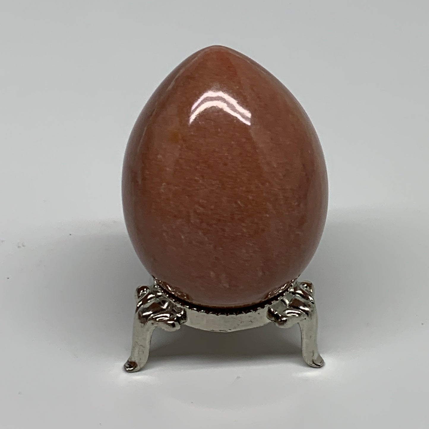 126g, 2.2"x1.6", Natural Red Aventurine Egg Polished Gemstone, B35342