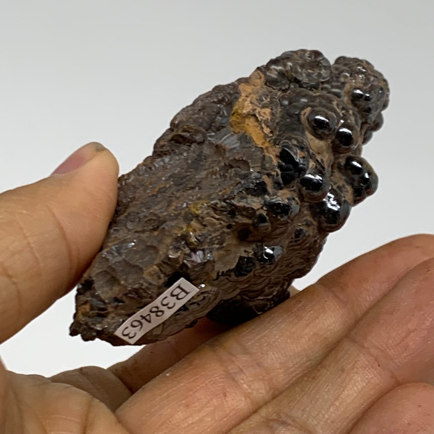 148.9g, 2.7"x1.6"x1.1", Rough Hematite Botryoidal Mineral Crystal, B38463