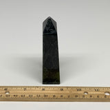 160.9g, 4"x1.3"x1", Serpentine Point Tower Obelisk Crystal @Pakistan, B29658