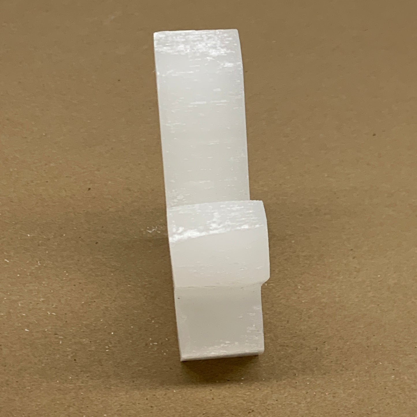 0.85 lbs, 4.3"x3.7"x1.1", Natural Selenite Crystals Carved,Home Decor, B35981