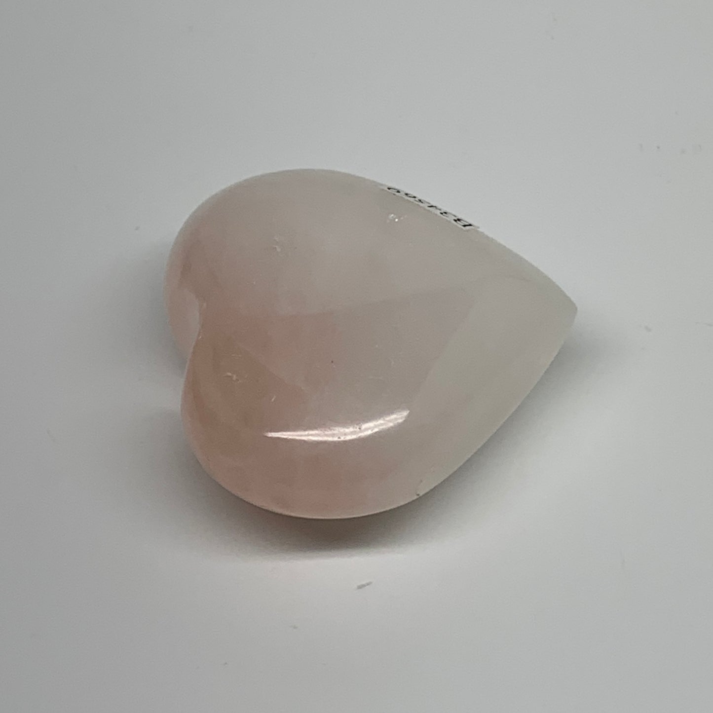 101.4g, 2"x2.2"x1",  Rose Quartz Heart Healing Crystal @Madagascar, B34569