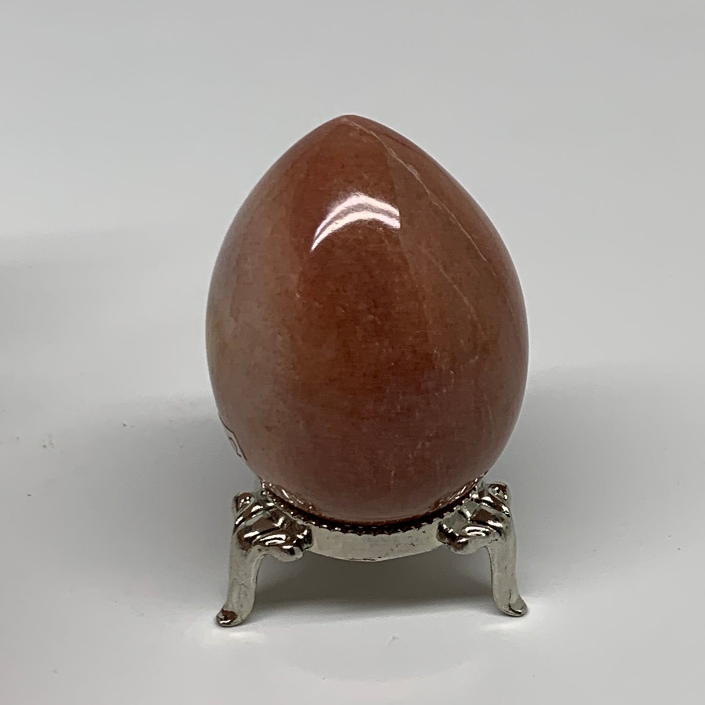 126g, 2.2"x1.6", Natural Red Aventurine Egg Polished Gemstone, B35342
