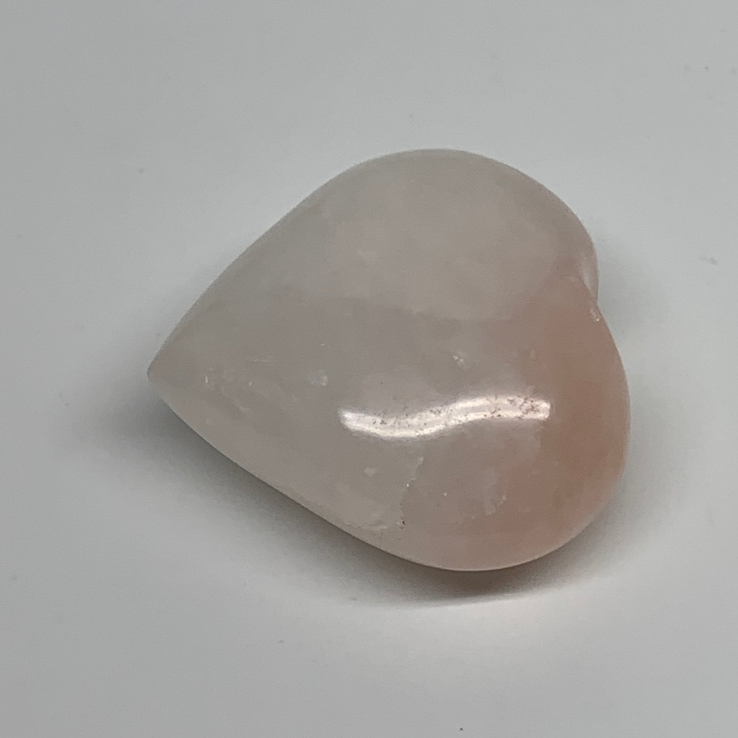 101.4g, 2"x2.2"x1",  Rose Quartz Heart Healing Crystal @Madagascar, B34569