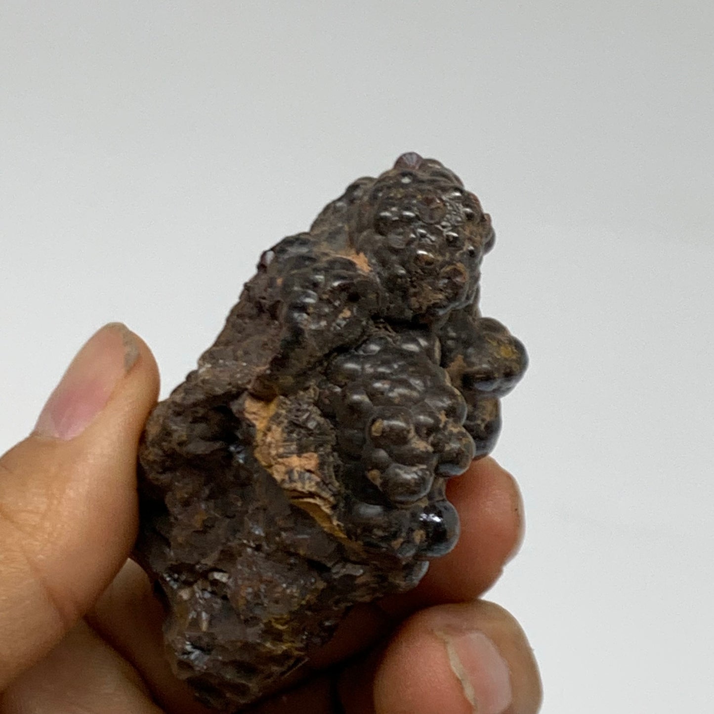 148.9g, 2.7"x1.6"x1.1", Rough Hematite Botryoidal Mineral Crystal, B38463