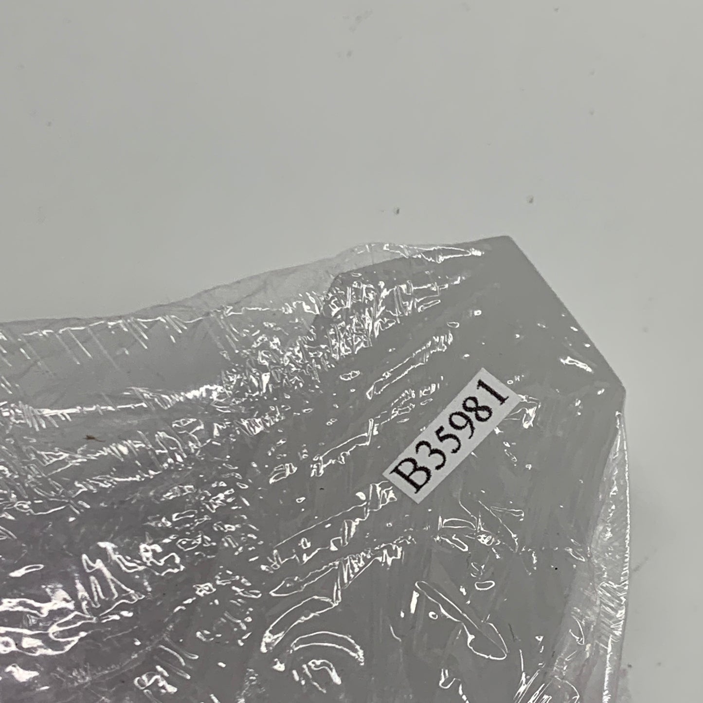 0.85 lbs, 4.3"x3.7"x1.1", Natural Selenite Crystals Carved,Home Decor, B35981