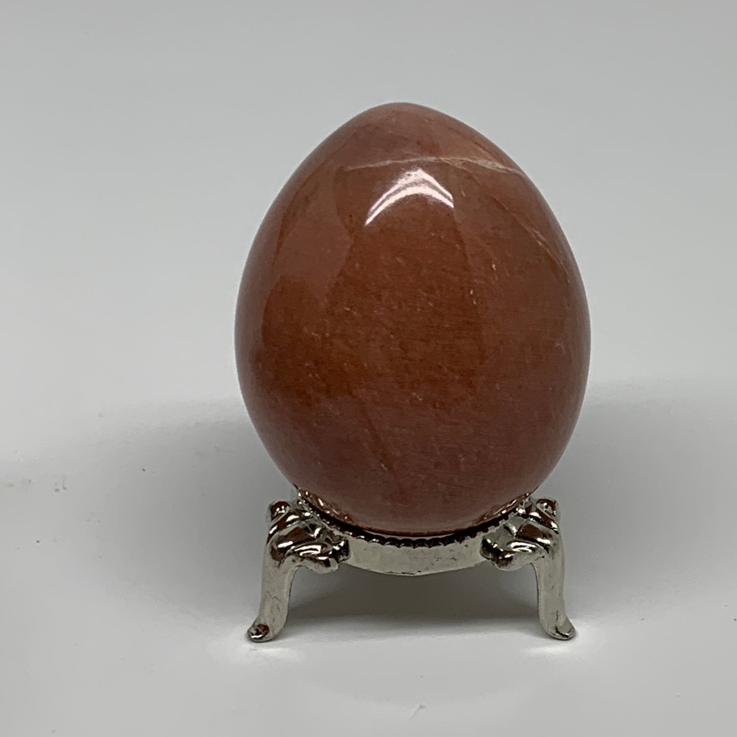 142.1g, 2.2"x1.7", Natural Red Aventurine Egg Polished Gemstone, B35343