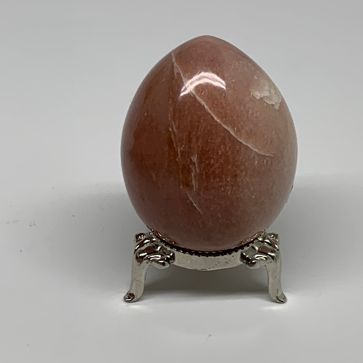 142.1g, 2.2"x1.7", Natural Red Aventurine Egg Polished Gemstone, B35343