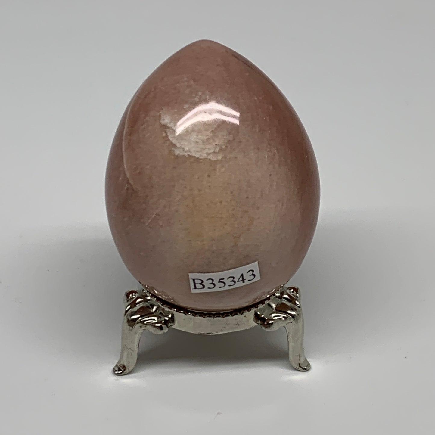 142.1g, 2.2"x1.7", Natural Red Aventurine Egg Polished Gemstone, B35343