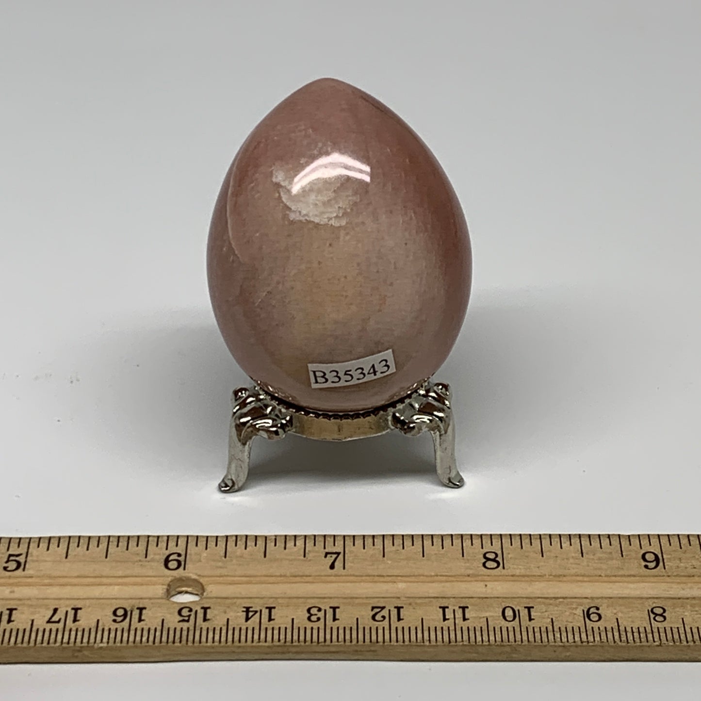 142.1g, 2.2"x1.7", Natural Red Aventurine Egg Polished Gemstone, B35343